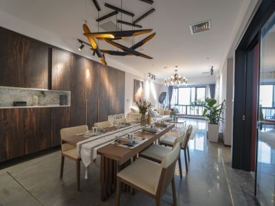 绿地468-109㎡-现代风效果图