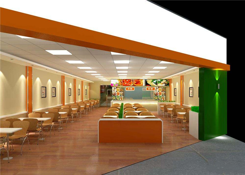 快餐店装修设计效果图