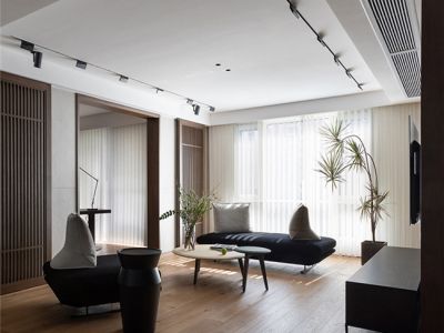 台湾城124平三居室装修家的味道日式风格设计案例