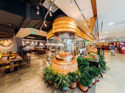 饭店装修-1080㎡-简约风效果图