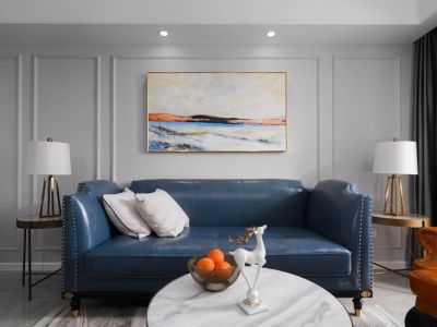 嘉杰国际广场-125㎡-美式风效果图