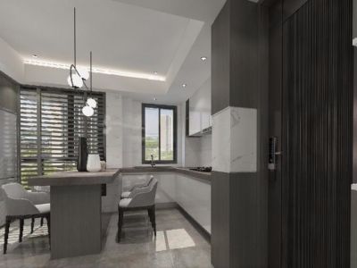 瑶溪住宅区-80㎡-现代风效果图