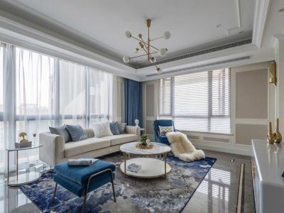 涵合园-150㎡-美式风效果图