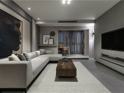 东方公寓-118㎡-现代风效果图