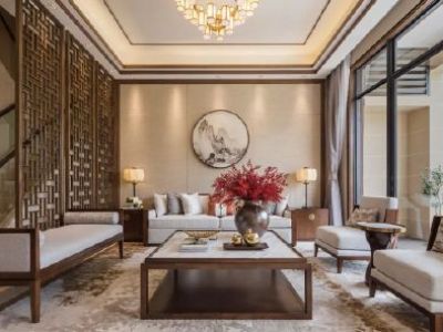 竹园华府-143㎡-新中式风效果图