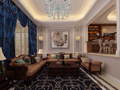 亭汇花园-265㎡-欧式风效果图