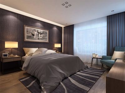 金岸名都-195㎡-简约风效果图