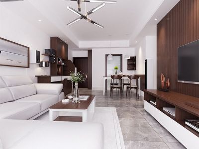 龙景国际-122㎡-简约风效果图