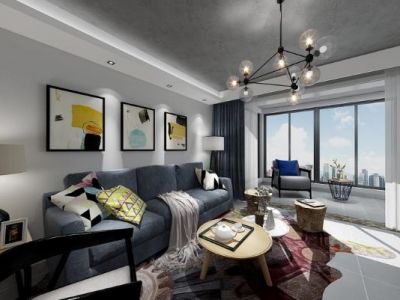 盛世-112㎡-欧式风效果图