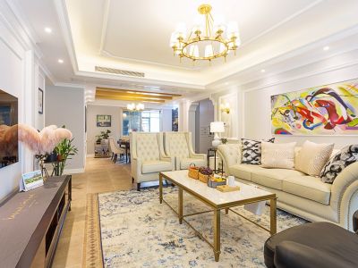 岳麓欧城-148㎡-现代风效果图