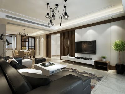 岳麓欧城-140㎡-欧式风效果图