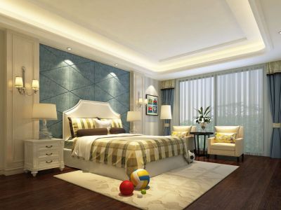 杨浦殷行一村-38㎡-轻奢风效果图