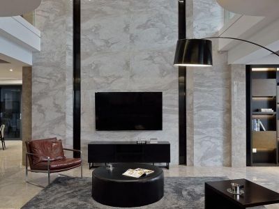 天虹基紫韵东城天籁小区-134㎡-现代风效果图