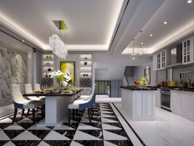 荔湖城-500㎡-现代风效果图