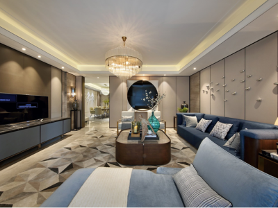 澜悦龙城-180㎡-中式风效果图