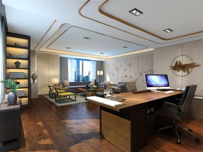 法讯参考-230㎡-现代风效果图