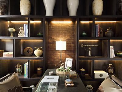 雒城一号-126㎡-中式风效果图