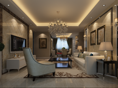 星光华印象-150㎡-现代风效果图