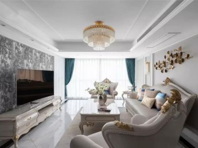 自由都市-92㎡-欧式风效果图