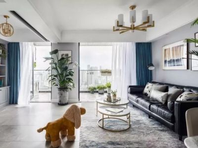 云山诗意-110㎡-现代风效果图