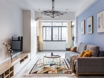 晓月苑-103㎡-现代风效果图