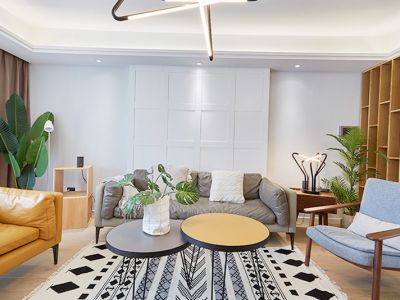 东湖天誉城87平米二居北欧风格装修案例