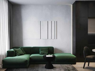 碧桂园-46㎡-现代风效果图