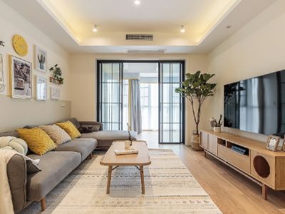 苹果花园-120㎡-日式风效果图