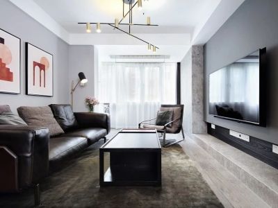 金岸银座-120㎡-简约风效果图