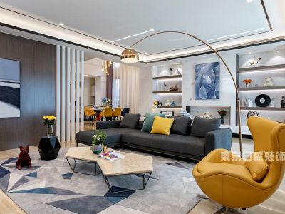 金阳花园-128㎡-现代风效果图