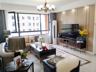 水岸华庭-86㎡-混搭风效果图