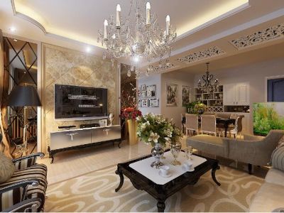 凤凰世家-116㎡-现代风效果图