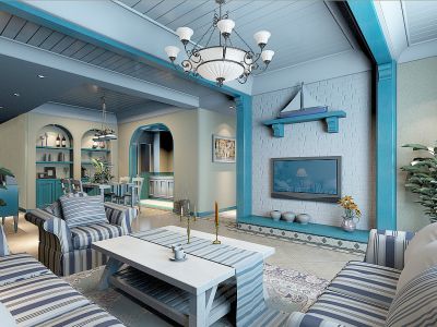 城央一品地中海风格装修设计效果图