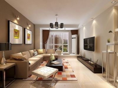 江湾城-98㎡-现代风效果图