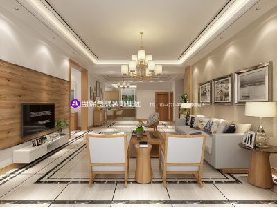 美的城别墅-350㎡-北欧风效果图