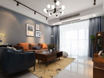 城南学府-80㎡-北欧风效果图