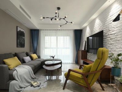 孝德荣尊府-112㎡-现代风效果图