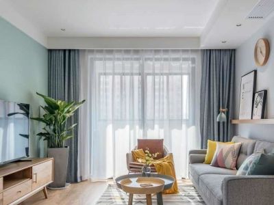 兴龙花城-98㎡-现代风效果图