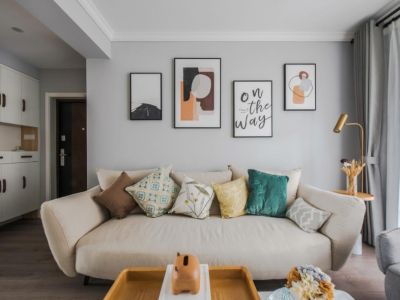 渭南威力星座-94㎡-现代风效果图