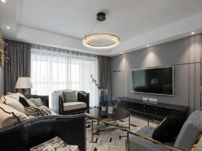 渭南通达·臻品-127㎡-美式风效果图