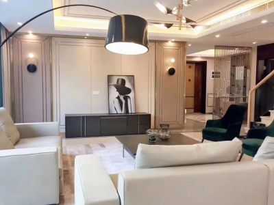 蓝光雍锦阁-200㎡-轻奢风效果图