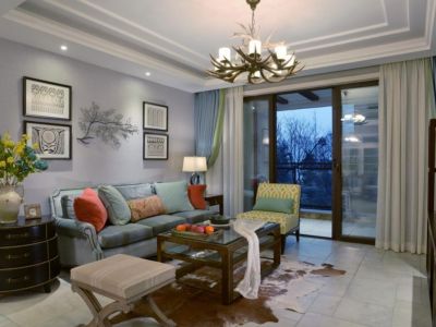 尚城国际-91㎡-田园风效果图