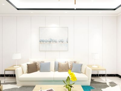 枫华府第-106㎡-现代风效果图