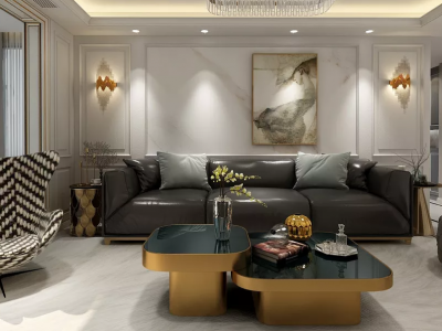 滨河小区-134㎡-现代风效果图