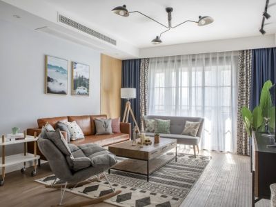 万年花城-78㎡-北欧风效果图