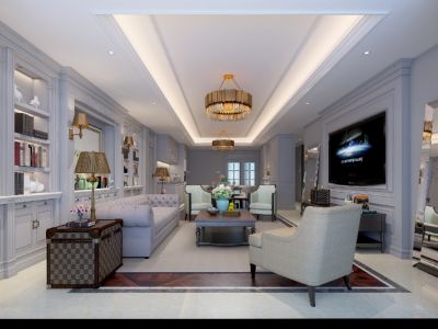 天通中苑-170㎡-美式风效果图