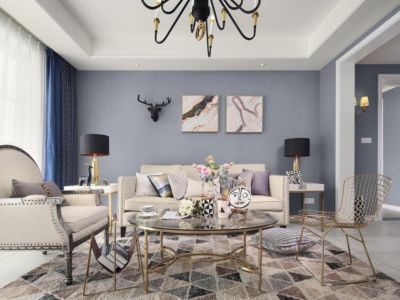 宝能华府-127㎡-北欧风效果图