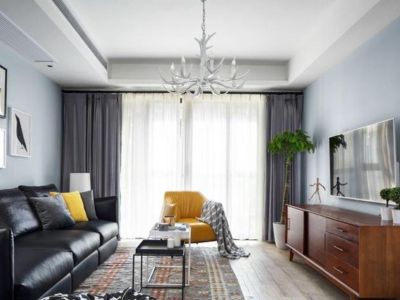 海兴漫香郡-110㎡-北欧风效果图