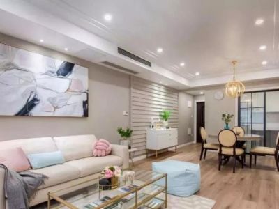 渭南政和苑-115㎡-北欧风效果图