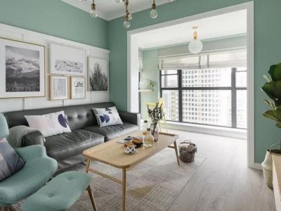 盛泽龙樾府-130㎡-北欧风效果图